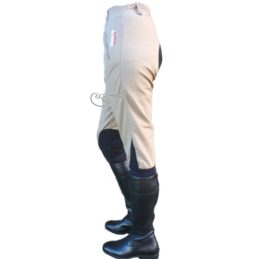 Breeze Up Cotton Breeches, Mouse/Black