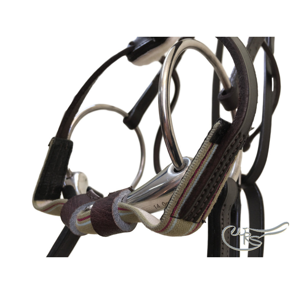 WRS English Leather George Moore Race Bridle