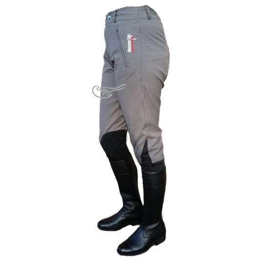 Breeze Up Cotton Breeches, Charcoal/Black