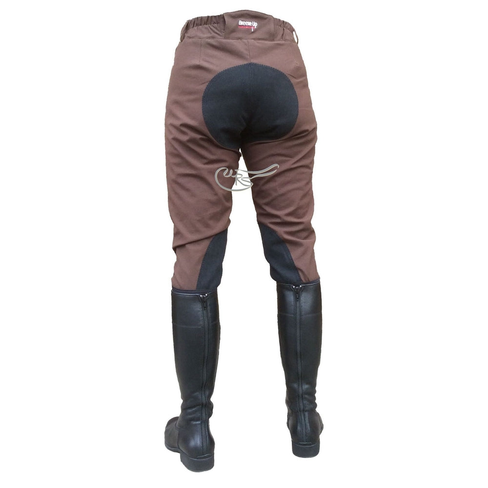 Breeze Up Cotton Breeches, Chocolate/Black