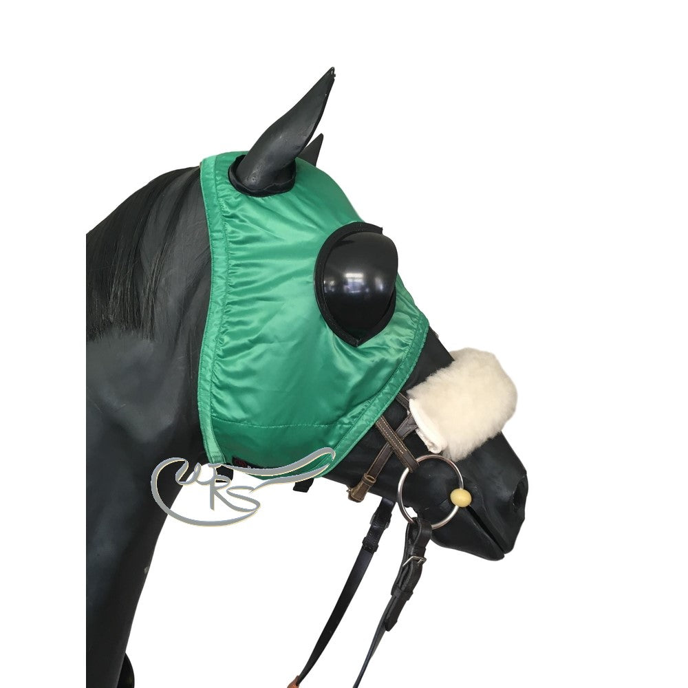 Nylon Full Cup Blinkers, Emerald Green