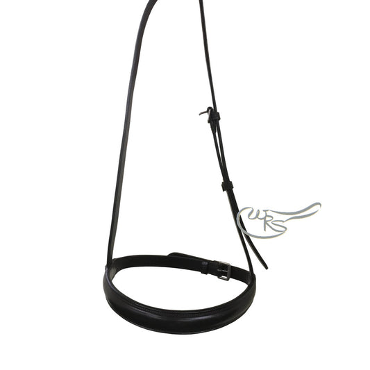 English Leather Lined and Raised Noseband