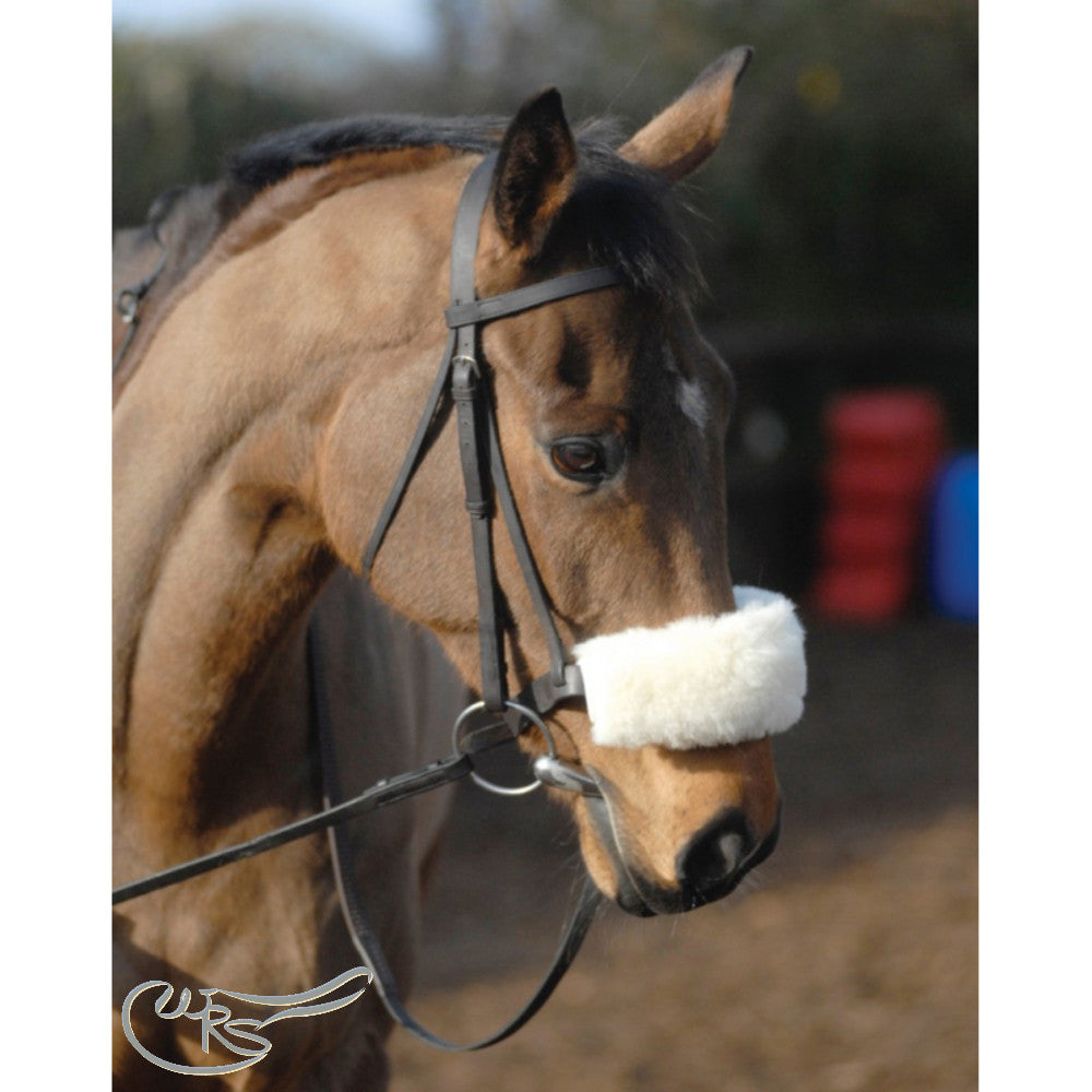 NuuMed Sheepskin Noseband, Natural