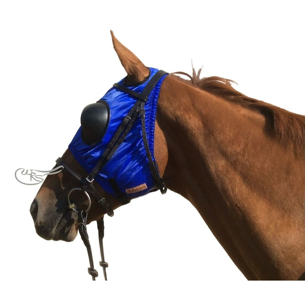 Racesafe Nylon Blinkers, Royal Blue