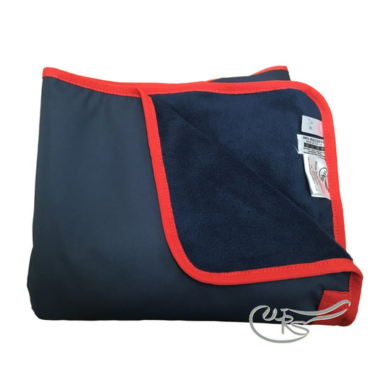 WRS Waterproof Exercise Sheet, Navy/Red