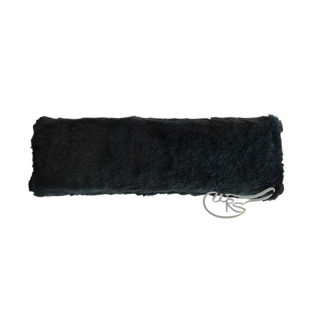 Zilco Faux Sheepskin Cheekpiece, Black