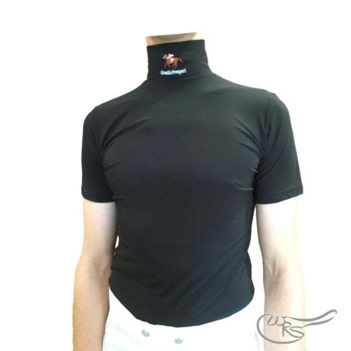 Ornella Prosperi Short Sleeve Lycra Race Shirt, Black