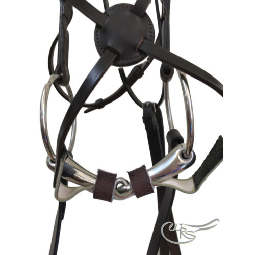 WRS English Leather George Moore Race Bridle