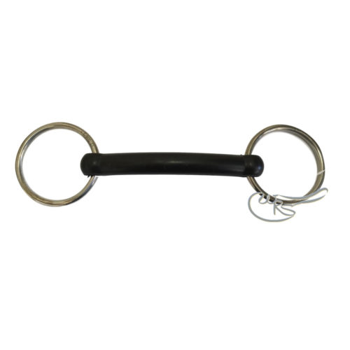 Rubber Covered Mullen Mouth Snaffle