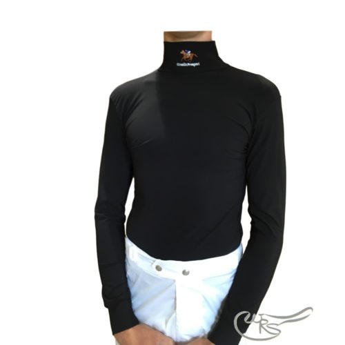 Ornella Prosperi Long Sleeve Lycra Race Shirt, Black
