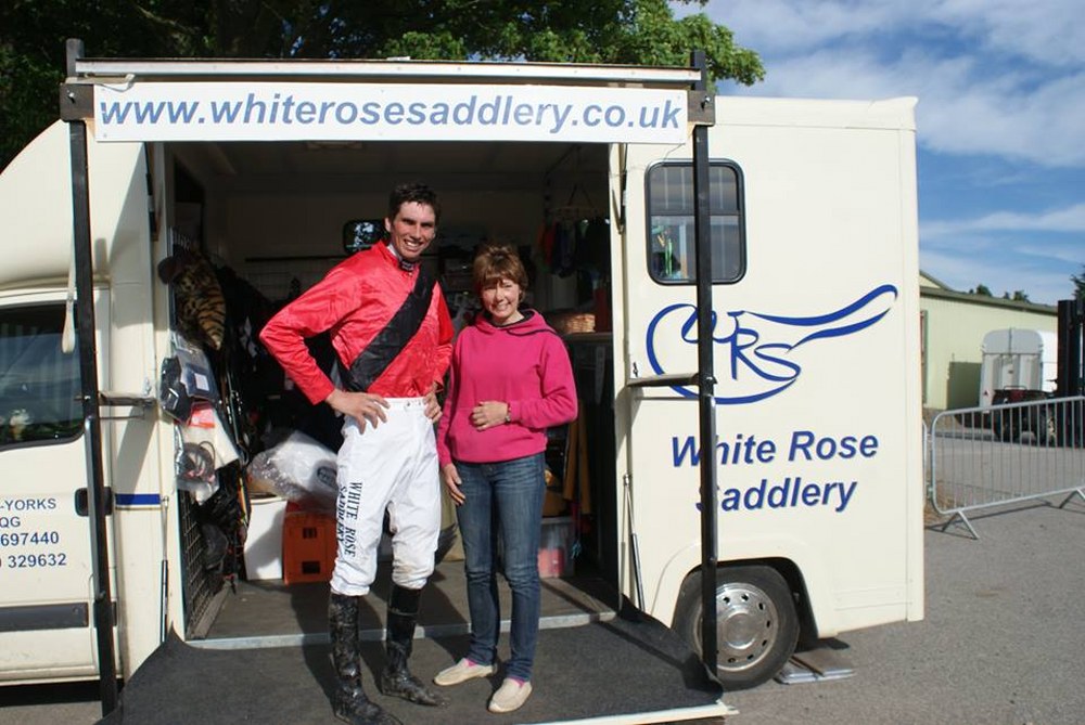 Wendy and Chris Dawson at Mordon Point to Point